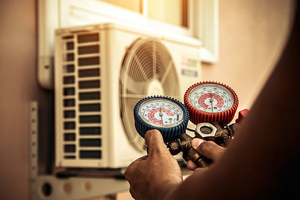 Professional Hvac technician working in Gasport, NY